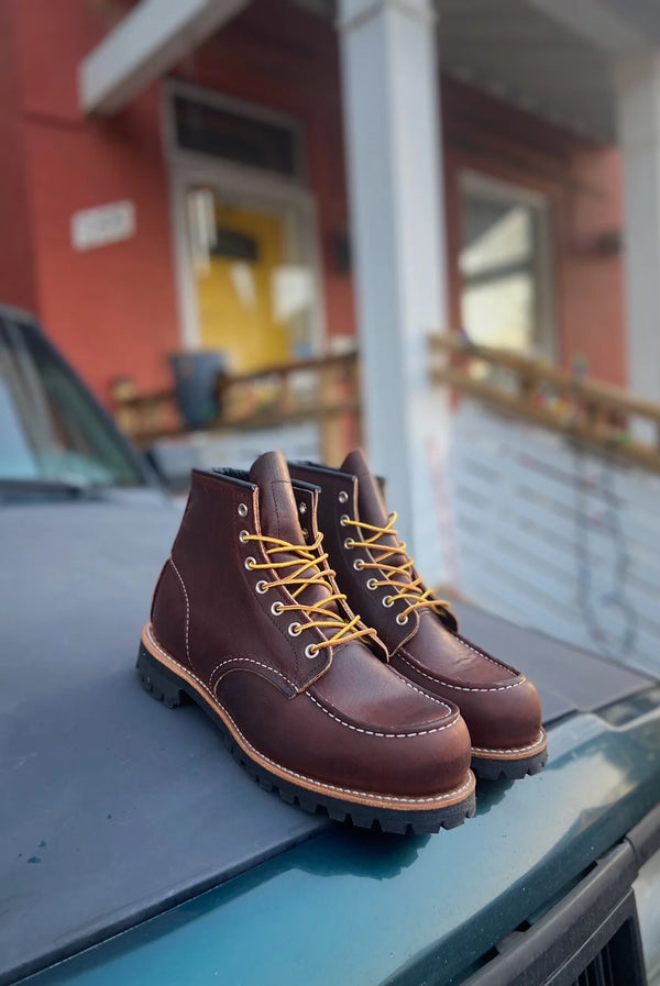 Red wing moc-toe brown