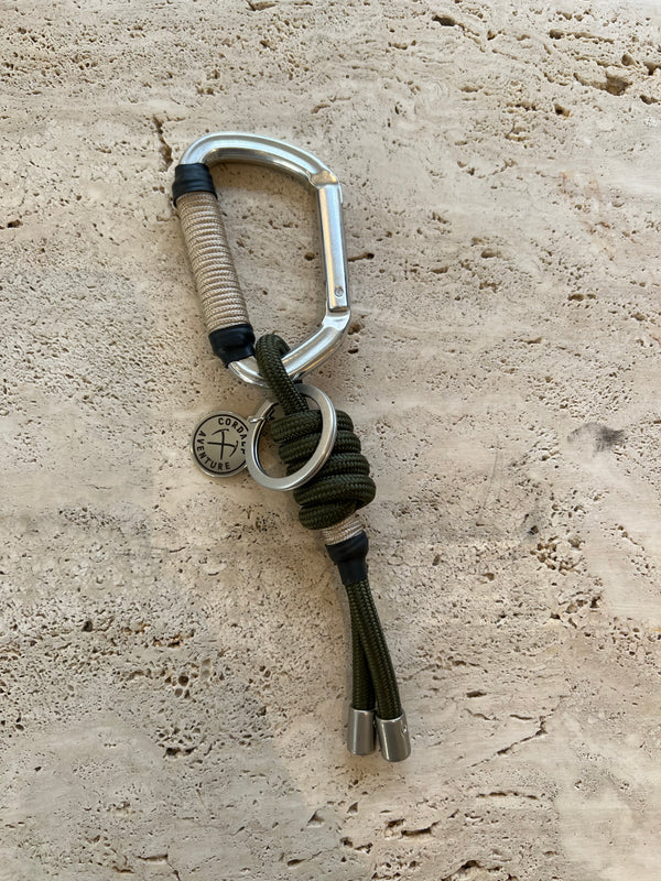 Keychain with knot