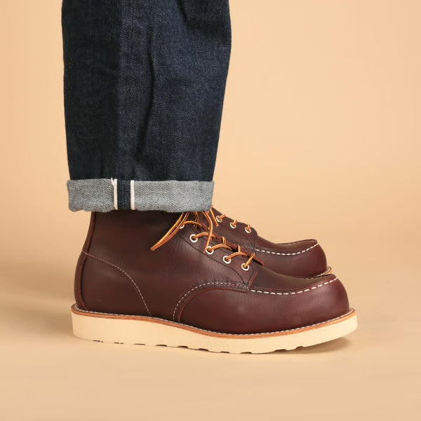 Red wing moc-toe brown