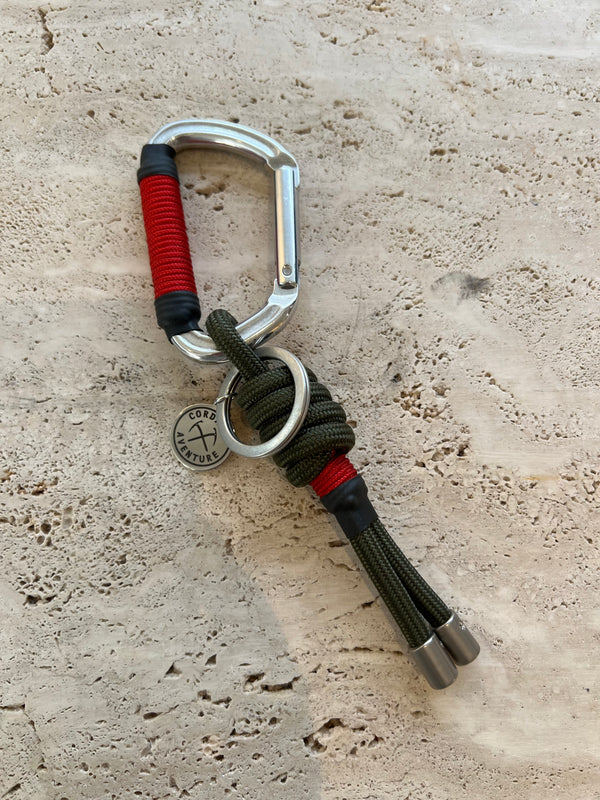 Keychain with knot