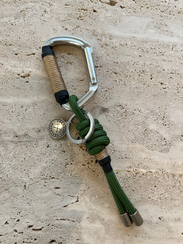 Keychain with knot