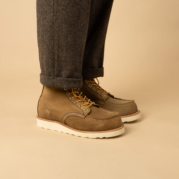Red wing moc-toe Olive