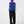 Blue wool fleece zipcoat