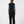 Navy wool fleece zip waistcoat