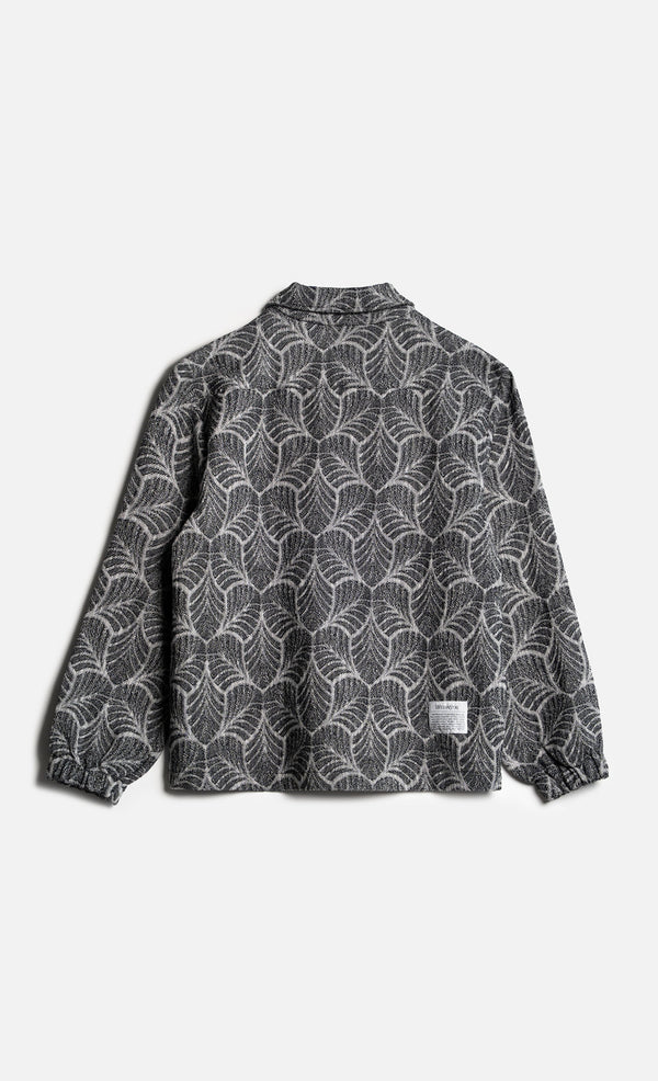 Wooden aidan nero jacquard
