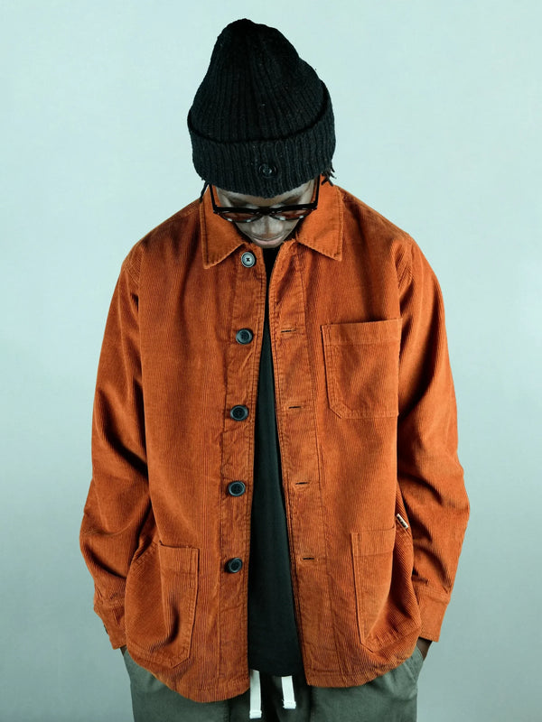 Worker corduroy rust