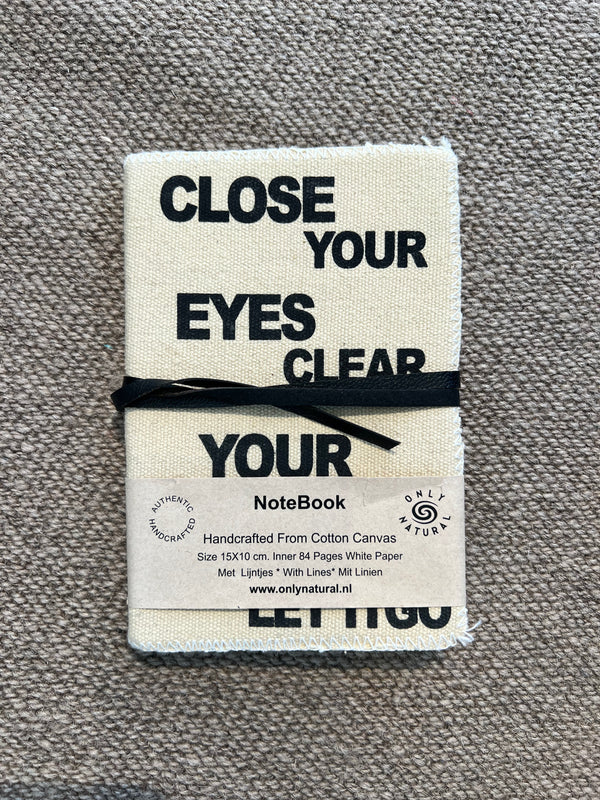 Notebook close your Eyes