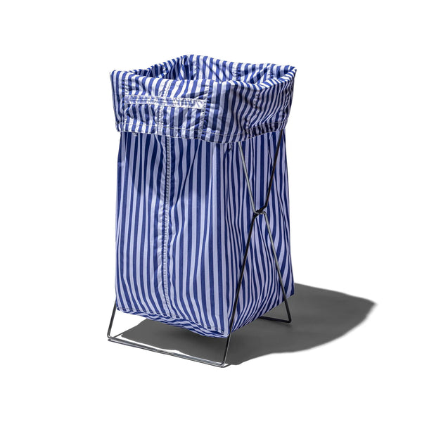 shirt fabric folding laundry basket / blue stripe