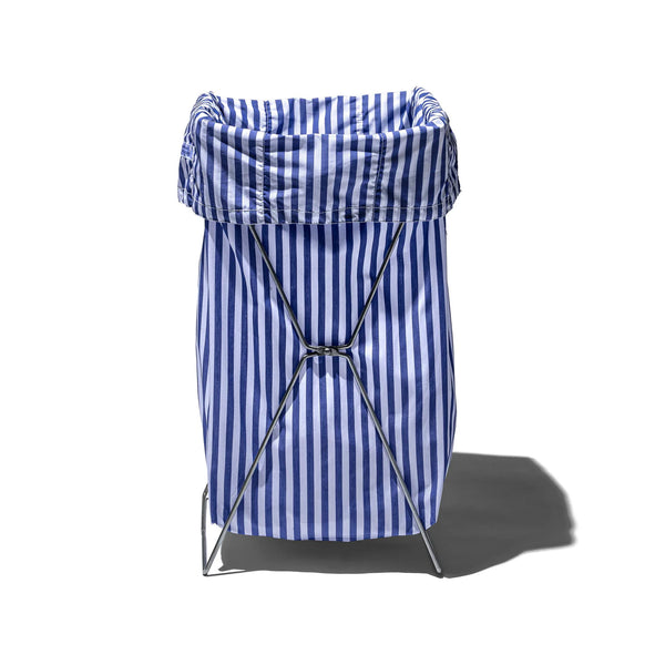 shirt fabric folding laundry basket / blue stripe