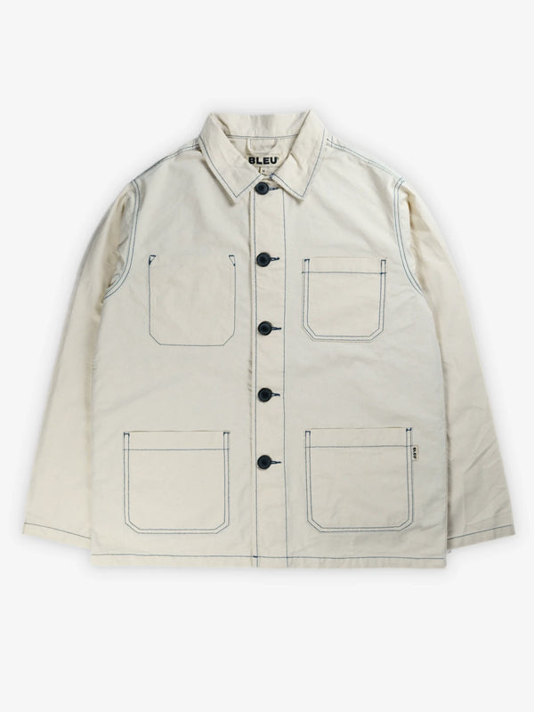 Worker Jacket Contrast Stitching