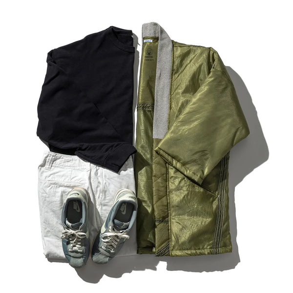 hanten jacket vintage parachute olive