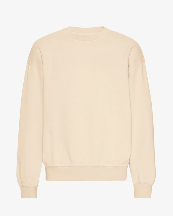 Organic Oversized Crew - ivory white
