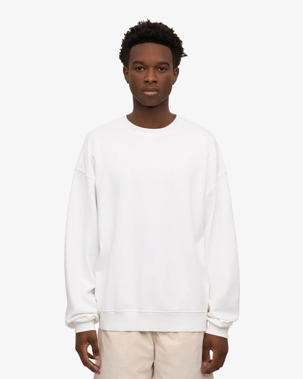 Organic Oversized Crew - optical white