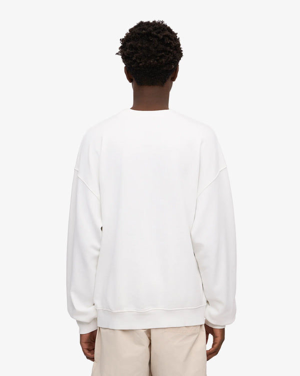 Organic Oversized Crew - optical white