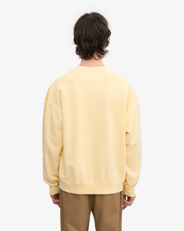 Organic Oversized Crew - Soft Yellow