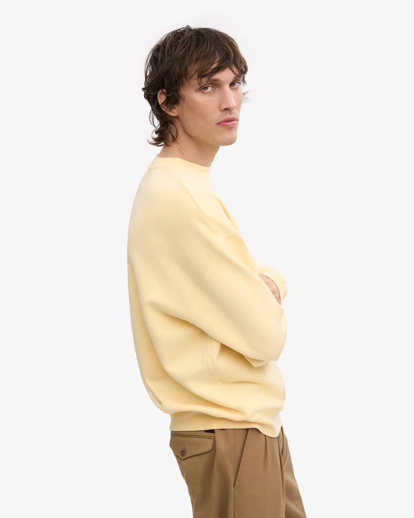 Organic Oversized Crew - Soft Yellow