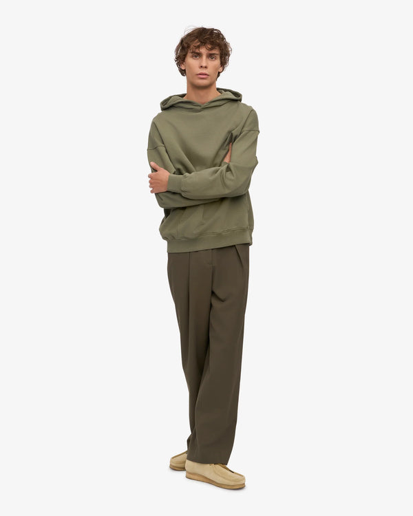 Organic Oversized Hood - Dusty Olive