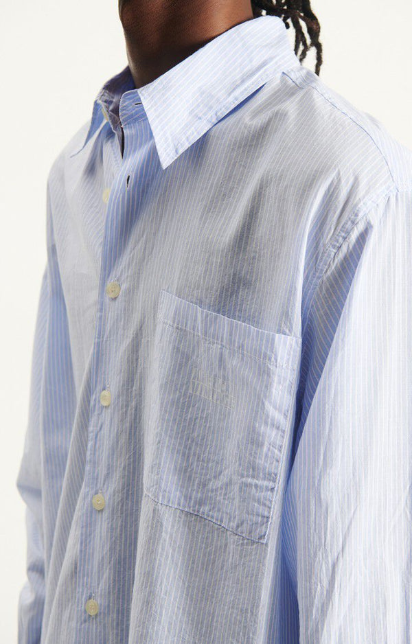 Shirt Eluabird blue stripes