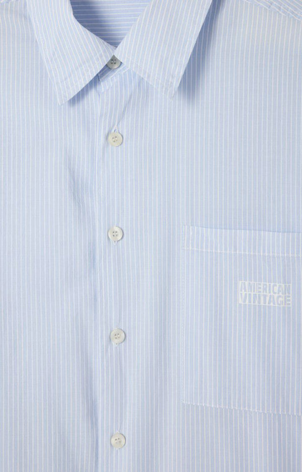 Shirt Eluabird blue stripes