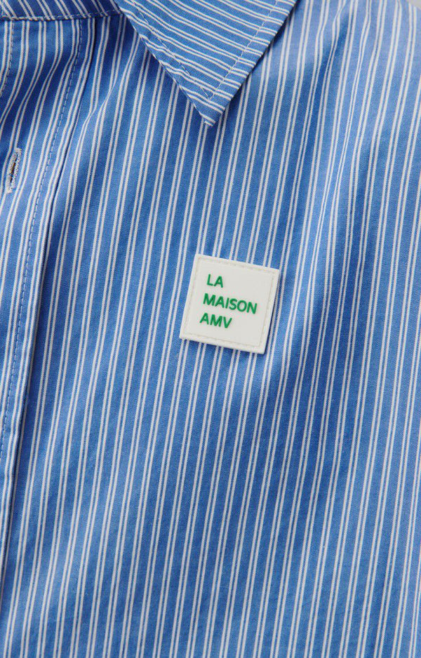Shirt Zatybay Aqua Stripes