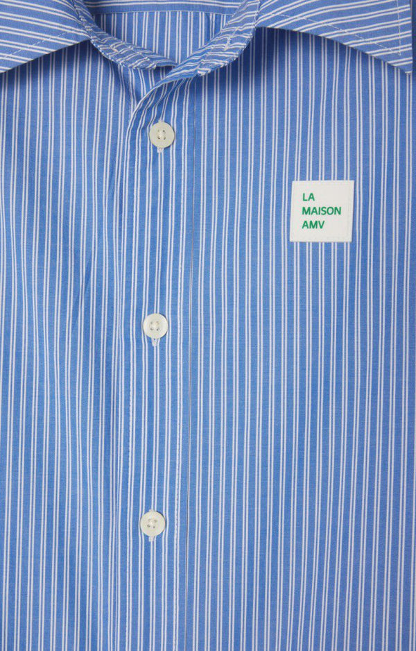 Shirt Zatybay Aqua Stripes